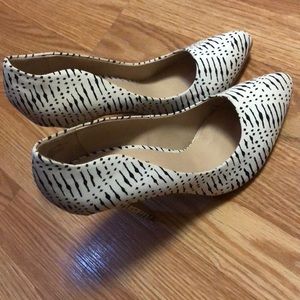JustFab Black & White Heels